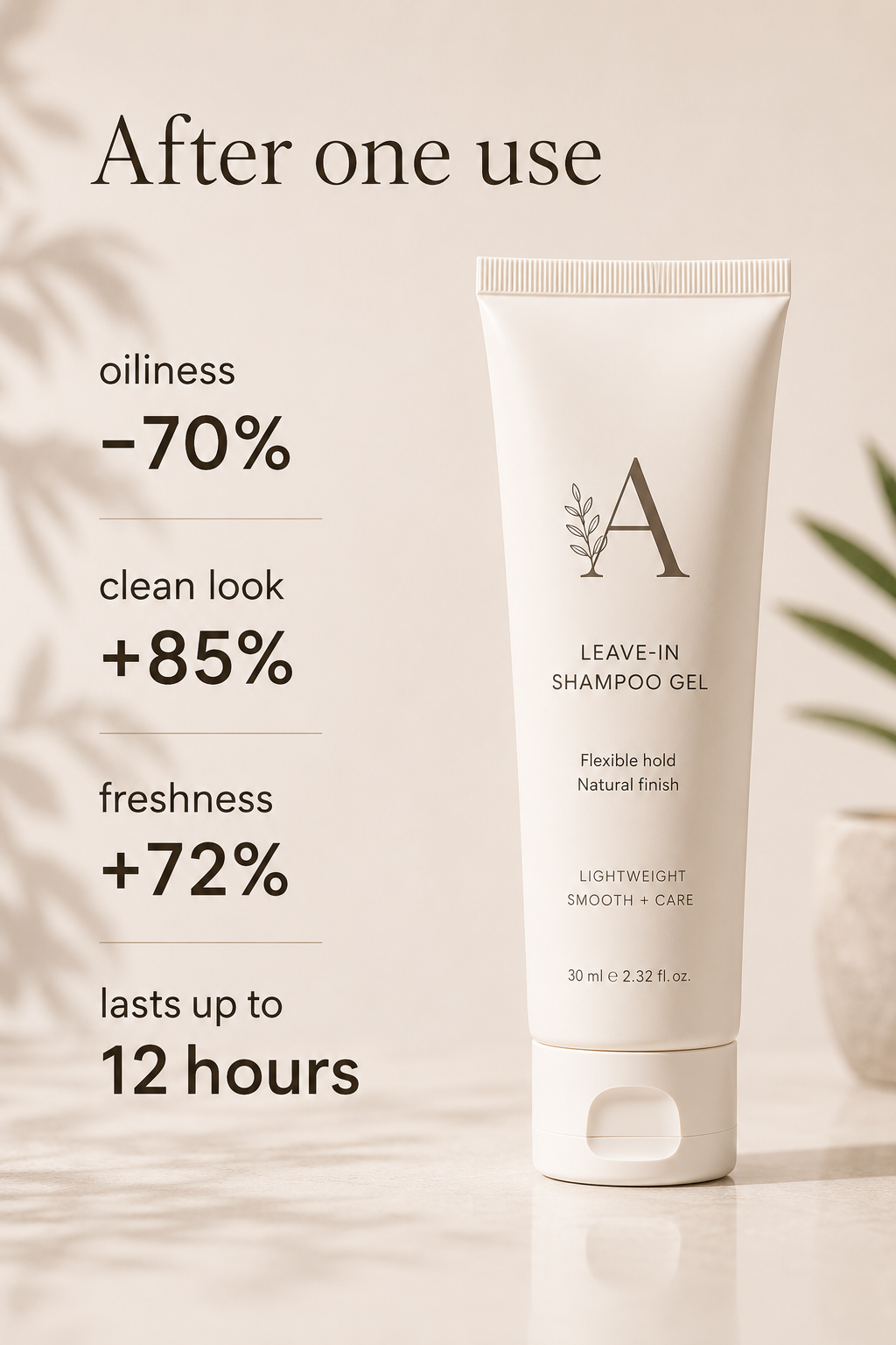 Leave-In Shampoo Gel