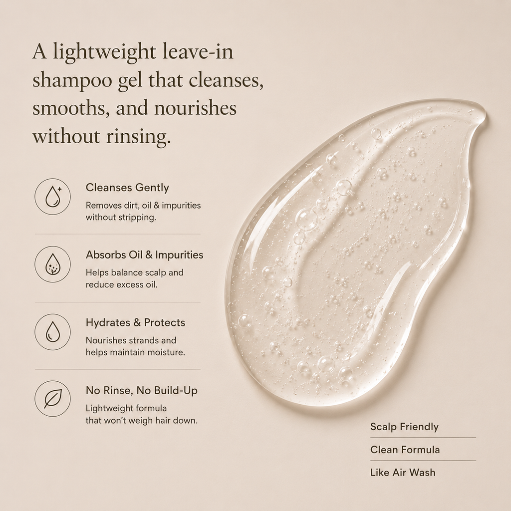 Leave-In Shampoo Gel